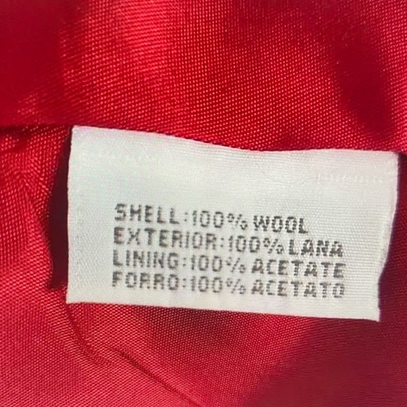 Liz Claiborne Vibrant Red Trench Coat - Picture 11 of 16